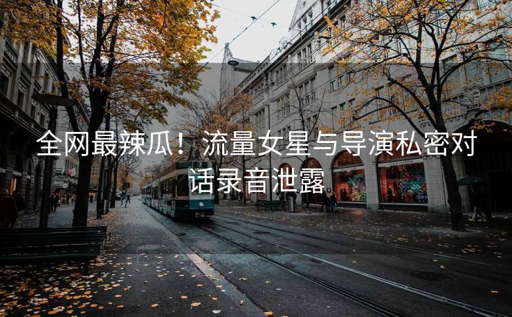 全网最辣瓜！流量女星与导演私密对话录音泄露
