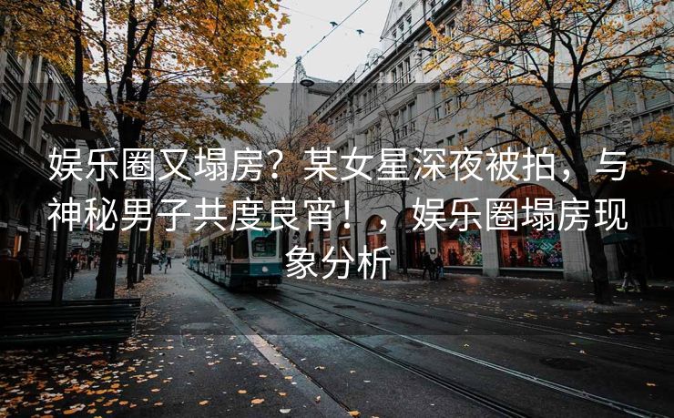 娱乐圈又塌房？某女星深夜被拍，与神秘男子共度良宵！，娱乐圈塌房现象分析
